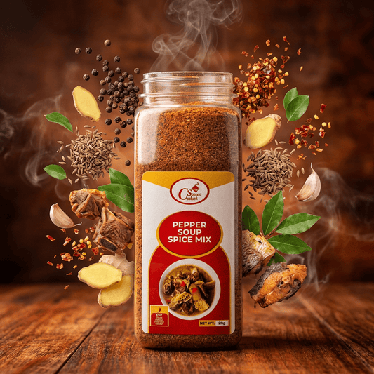 Costack Aromatic Hot Broth Spice - pepper soup blend with uda, uziza, calabash nutmeg, ehu