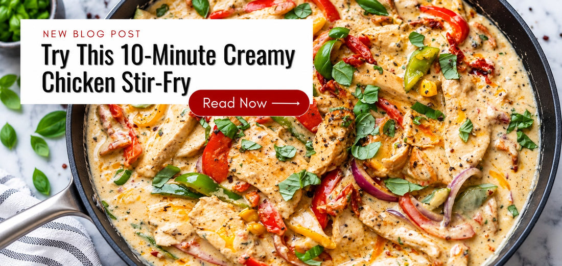 Try This 10-Minute Creamy Chicken Stir-Fry