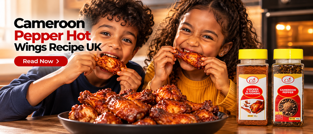 Cameroon Pepper Hot Wings Recipe with Costack Hot Smoky Chilli Powder (UK)
