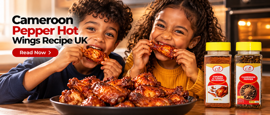 Cameroon Pepper Hot Wings Recipe with Costack Hot Smoky Chilli Powder (UK)