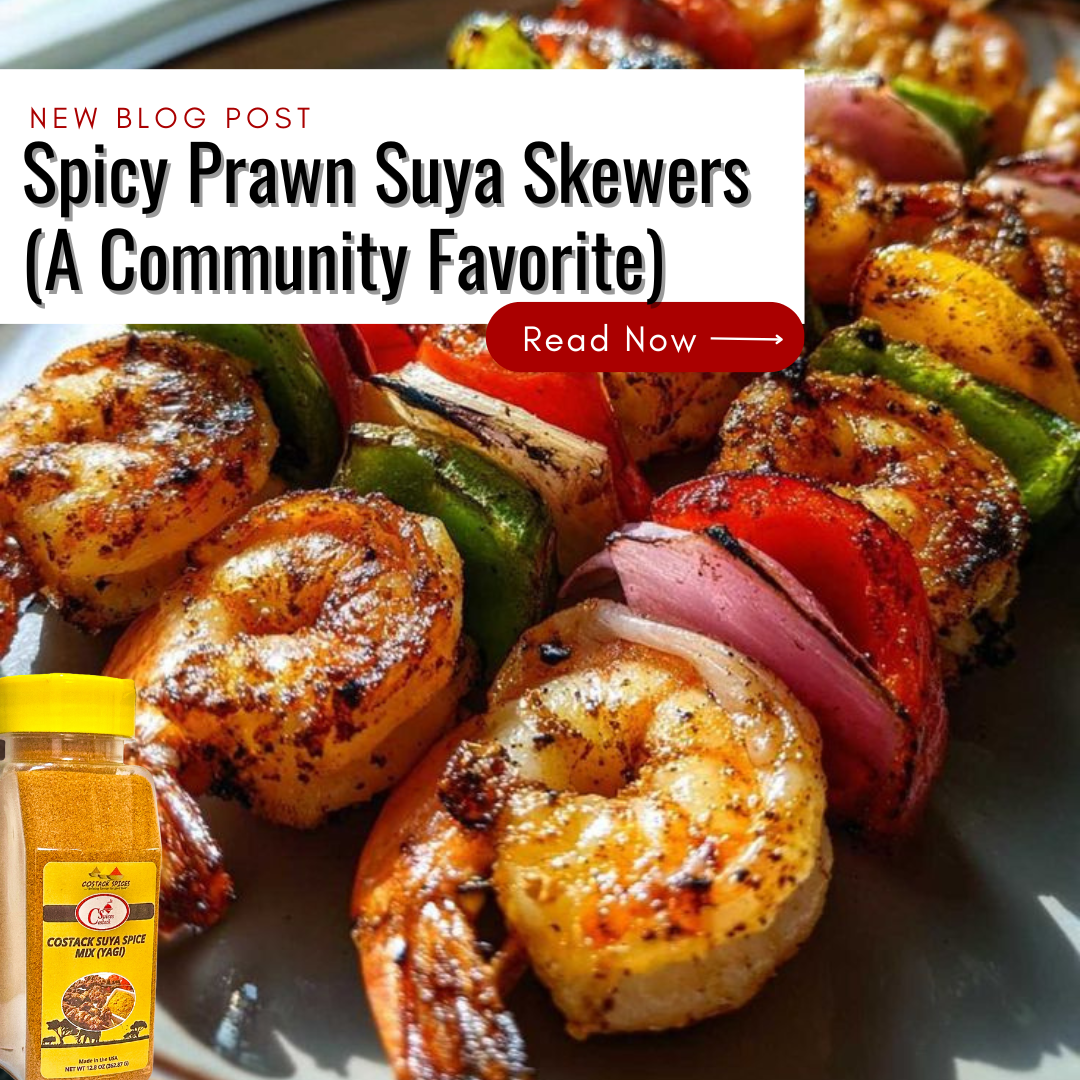 Spicy Prawn Suya Skewers (A Community Favourite) - Costack Spices