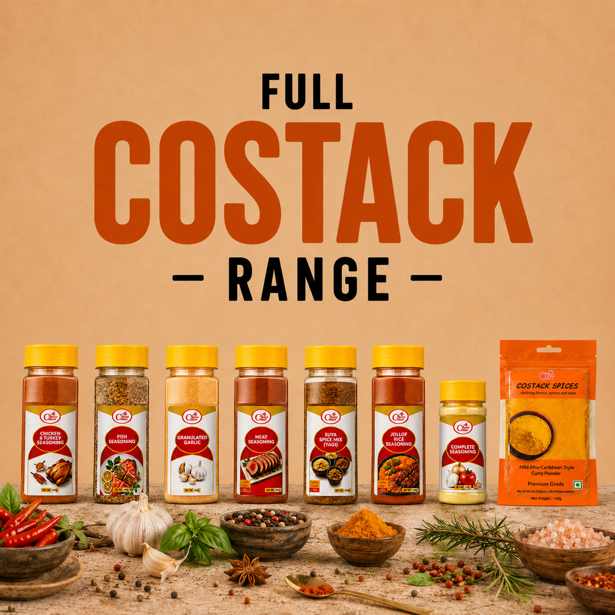 The Full Costack Range