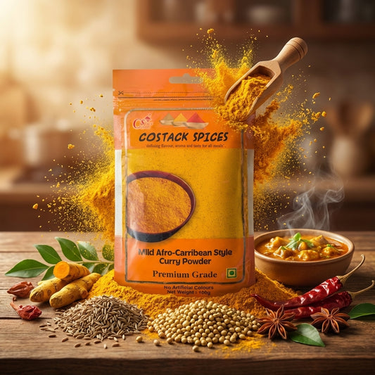 Costack Afro-Carribean Style Curry Powder (Re-sealable sachet)
