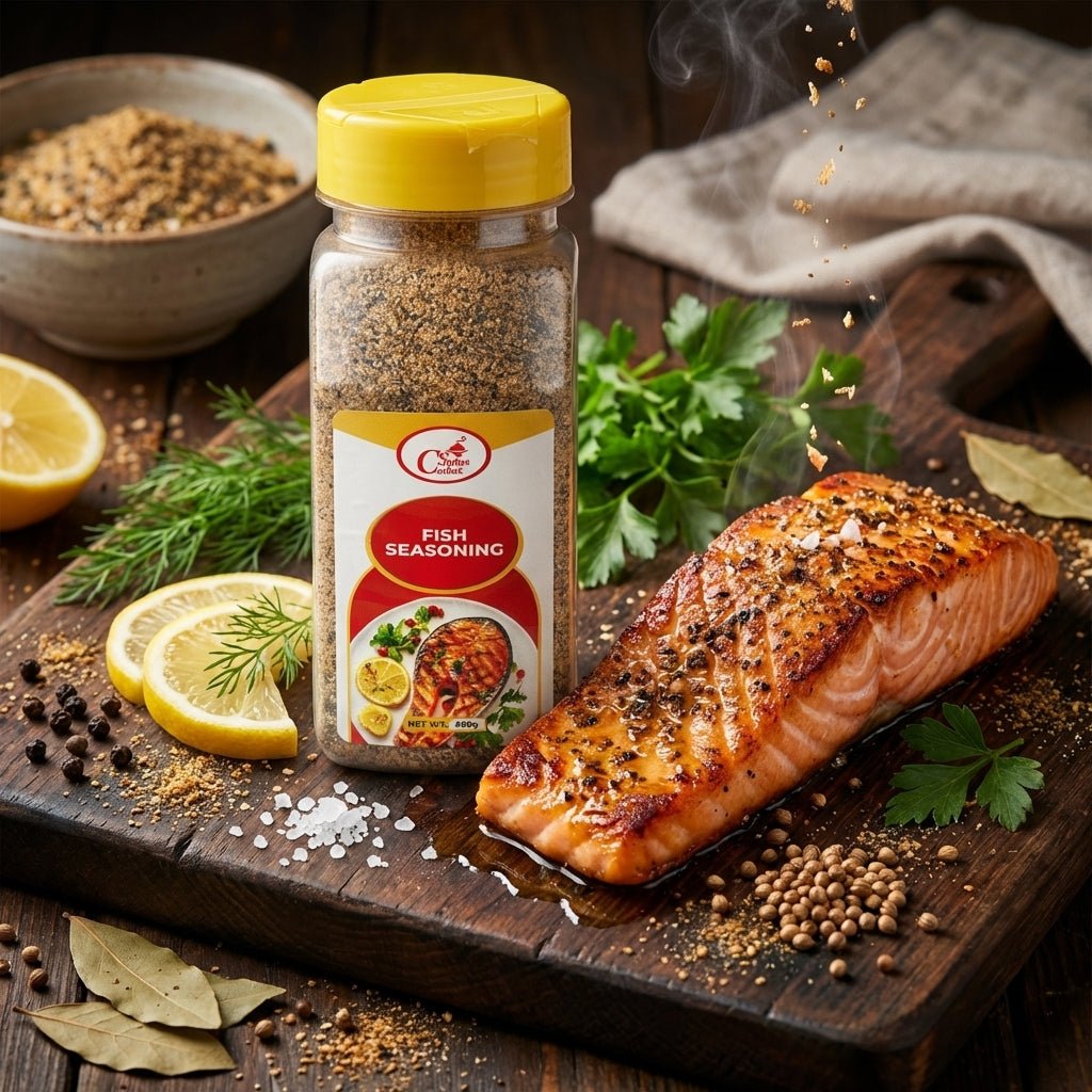 Costack Fish and Seafood Seasoning - smoky-citrus rub for cod, salmon, sea bass, prawns