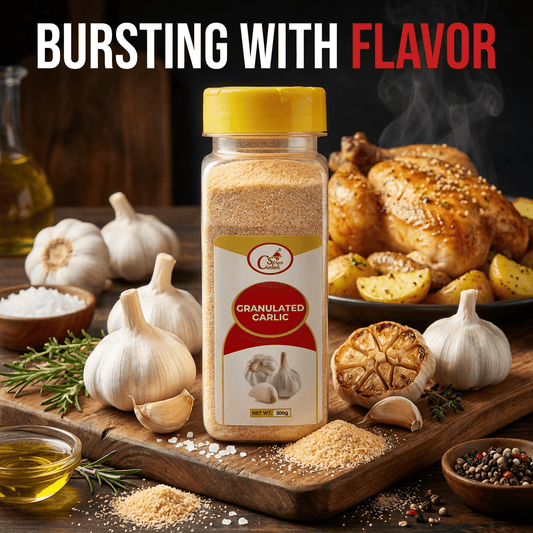 Costack Garlic Granules - coarse-ground garlic for marinades, rubs, butter, dressings