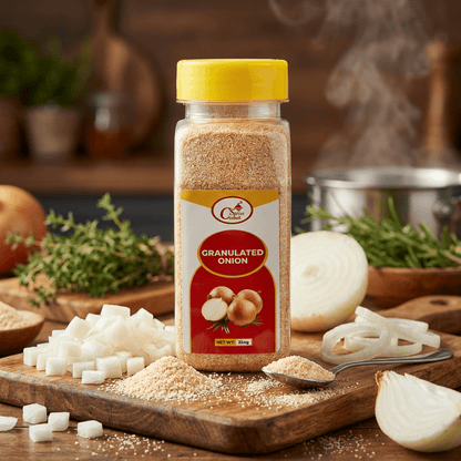 Costack Onion Granules - sweet savoury onion for rubs, marinades, burgers, jollof