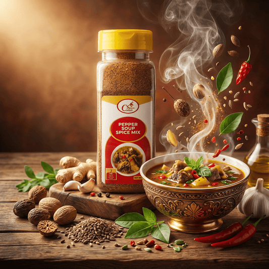 Costack Aromatic Hot Broth Spice - pepper soup blend with uda, uziza, calabash nutmeg, ehu