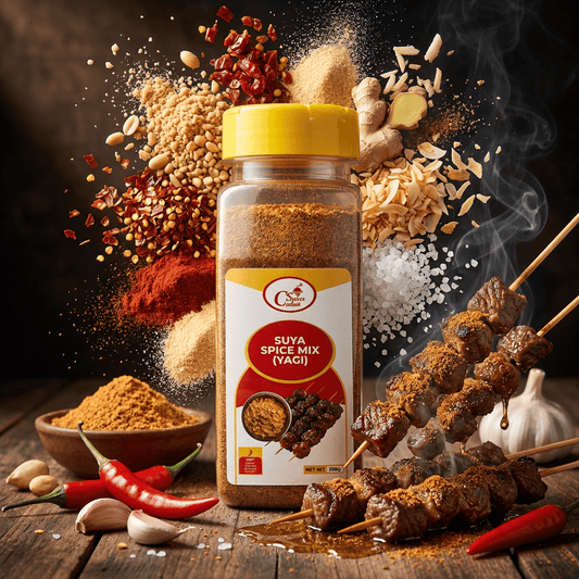Costack Smoky Peanut BBQ Rub - peanut and smoked paprika rub for steak, lamb kebabs, wings