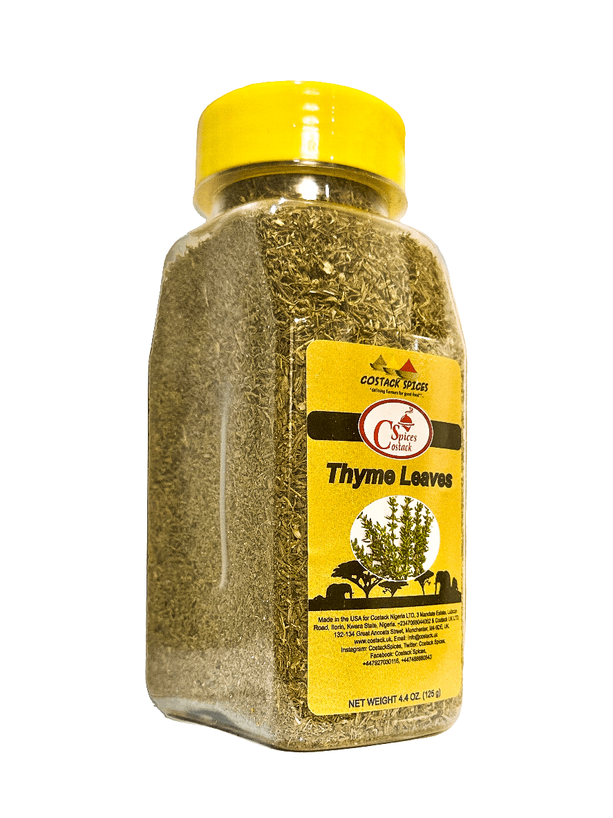 Costack Dried Thyme - premium hand-cleaned thyme leaves for stews, jollof, curry, marinades
