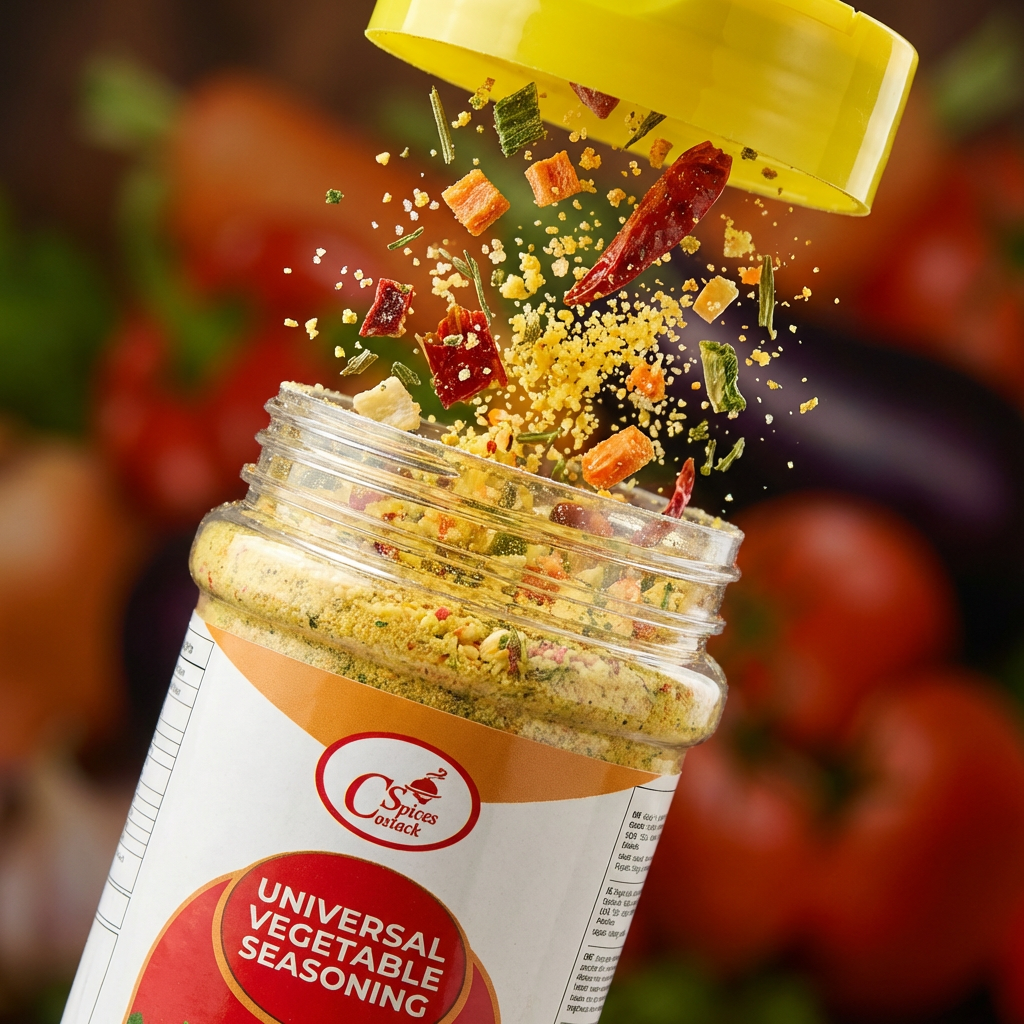 Costack Vegetable Seasoning - herb and garlic blend for roasts, stir-fries, salads, soups