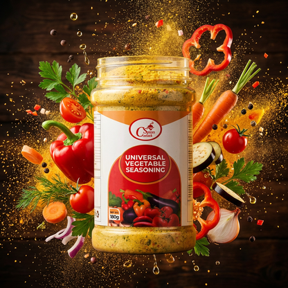 Costack Vegetable Seasoning - herb and garlic blend for roasts, stir-fries, salads, soups