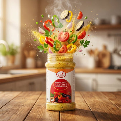 Costack Vegetable Seasoning - herb and garlic blend for roasts, stir-fries, salads, soups