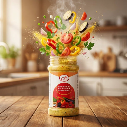 Costack Vegetable Seasoning - herb and garlic blend for roasts, stir-fries, salads, soups