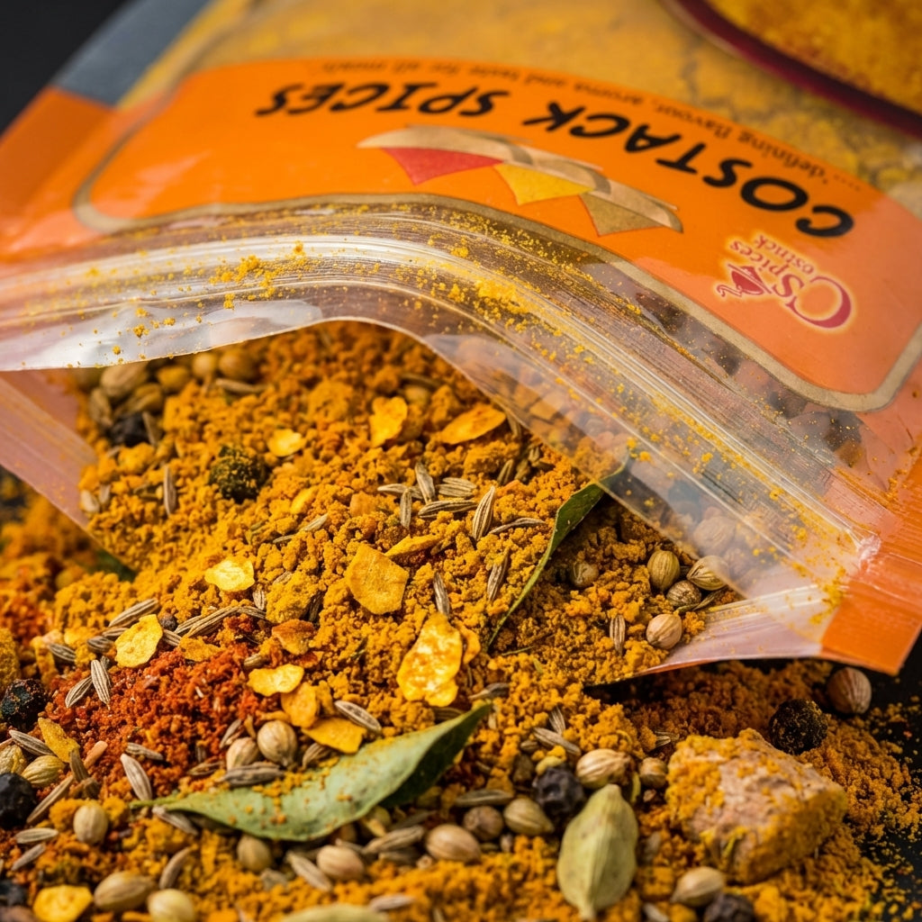 Costack Afro-Carribean Style Curry Powder (Re-sealable sachet)