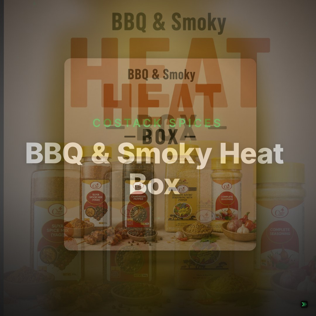 BBQ & Smoky Heat Box — 4 Bold Blends – Clean Showcase Plus