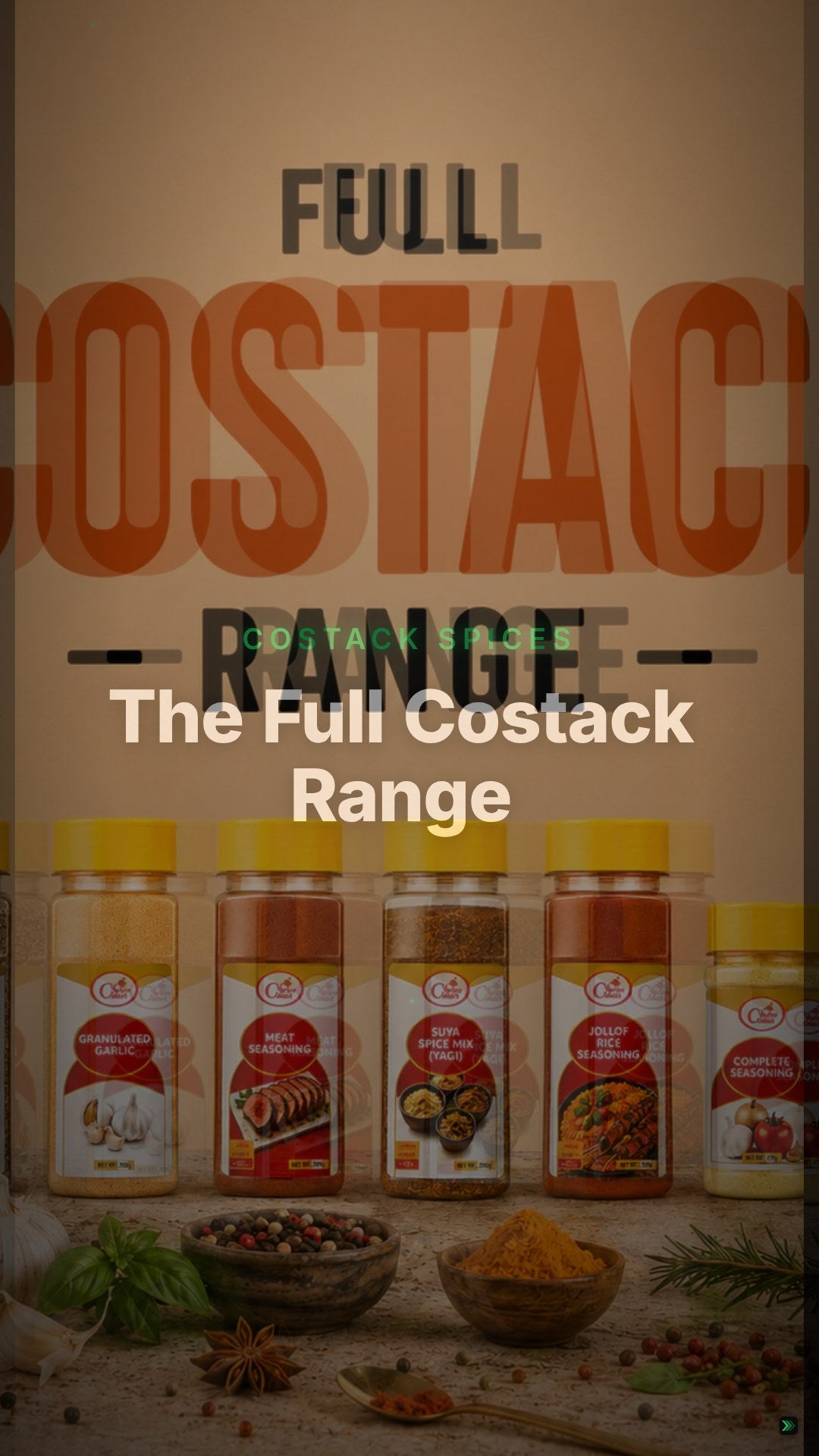 The Full Costack Range — All 8 Blends – Clean Showcase