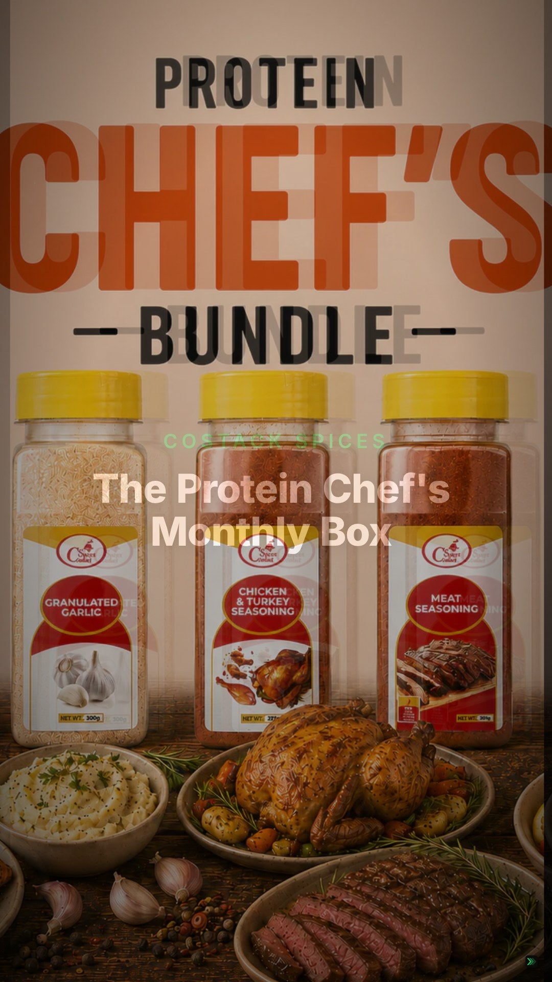 The Protein Chef's Monthly Box – Clean Showcase